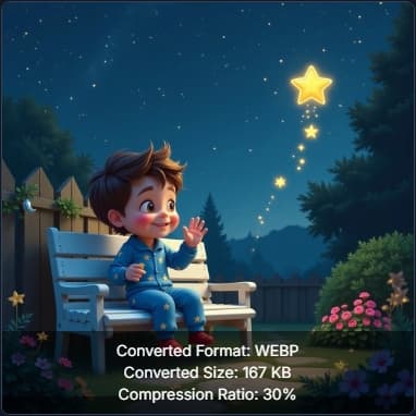 Convert JPG to WebP