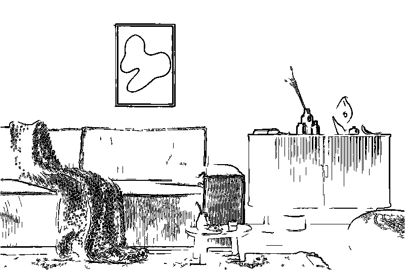 Object Line Art Sketch